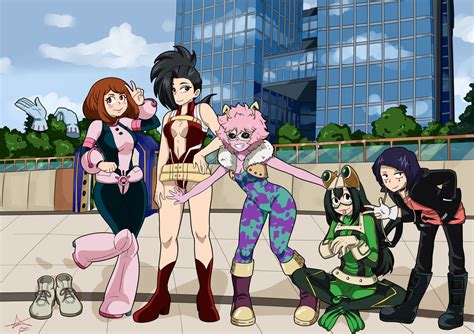 my hero academia girls naked|My